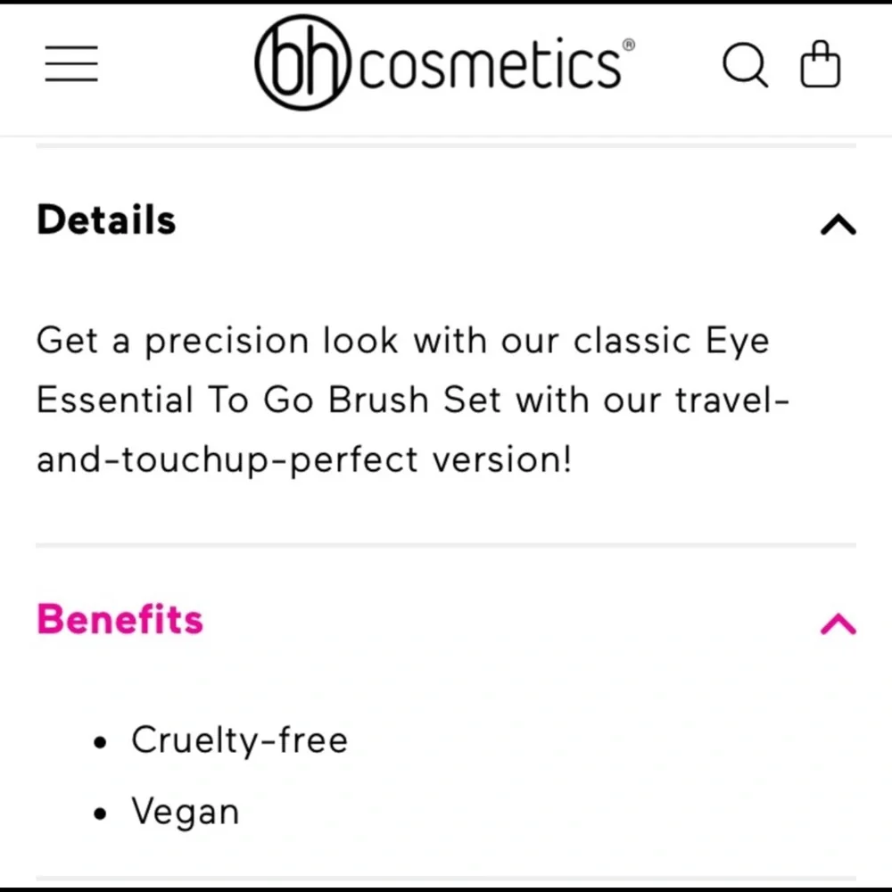 - BH Cosmetics Travel EYE Essential Brush Se…